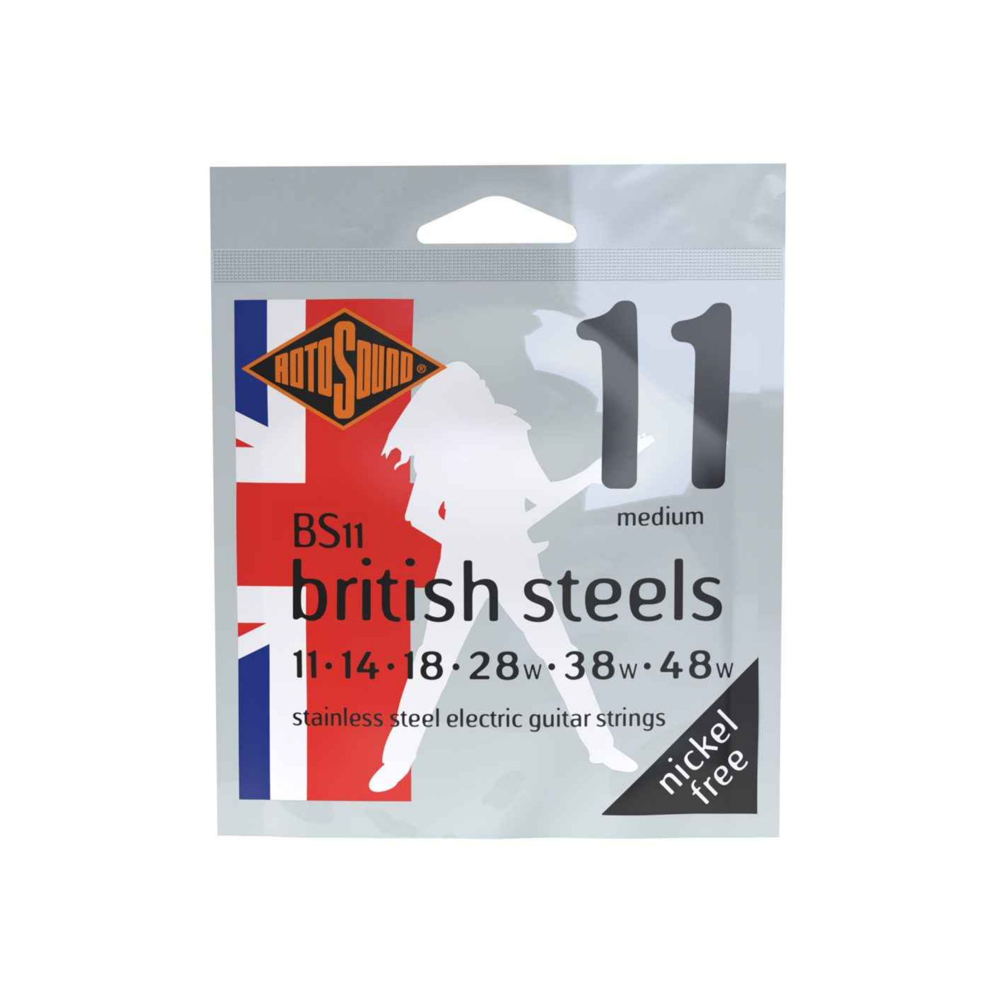 Rotosound British Steels Medium Electric Guitar Strings